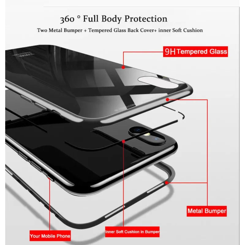 MagnetGrip Glass Screen Case